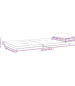Hot Stoelkussens 2 st Adirondack oxford stof lichtblauw Zetels