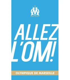 Best Strandlaken met fluwelen opdruk 100% katoen, OM ALLEZ Handdoeken