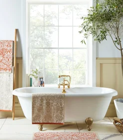 Sale Strawberry Thief Linen-rust Badhanddoek Handdoeken