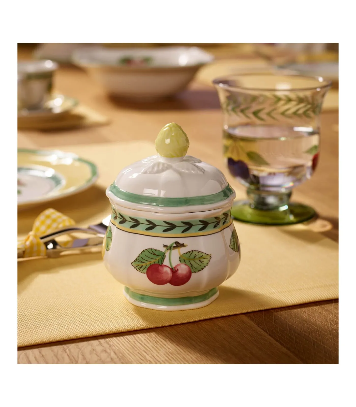 Clearance Suikerpot 6-pers. French Garden Fleurence Tafelgerei