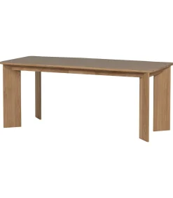 Online Tablo Eettafel Afgerond DL 200 cm - Eikenhout - Transparant Tafels
