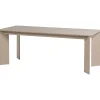 Discount Tablo Eettafel Afgerond DL - Eikenhout - Dakargrau - 76x239x99 Tafels