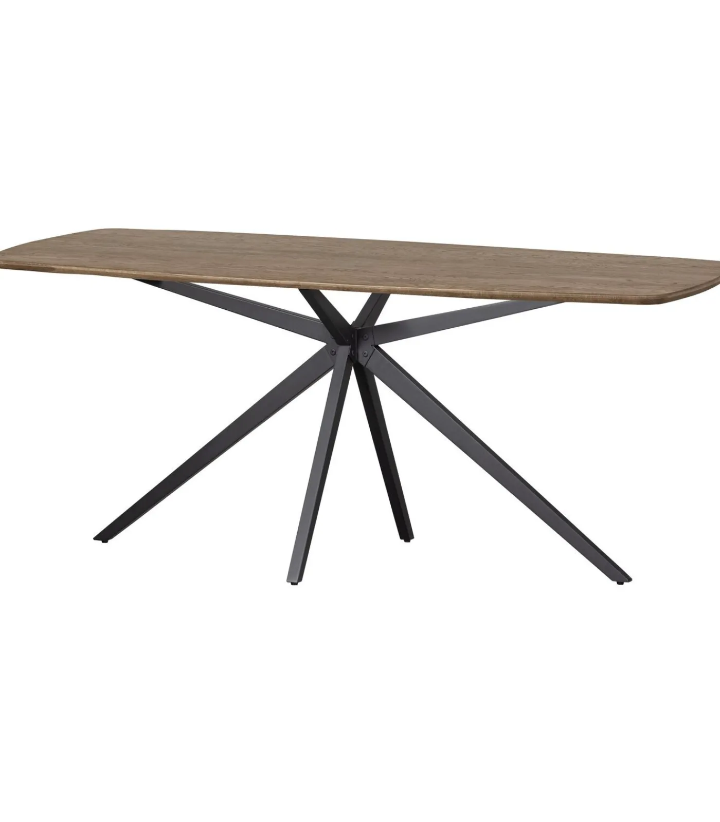 Best Tablo Eettafel Deens Ovaal VJ 200 cm - Eikenhout -Cashmere Brown Tafels