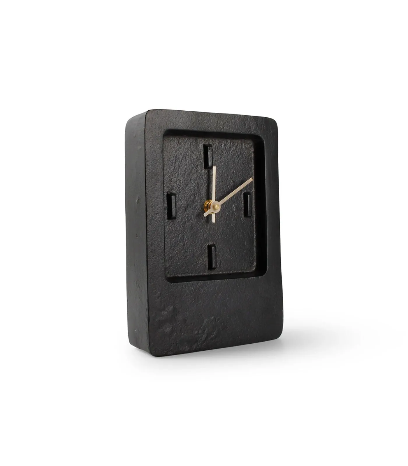 Hot Tafelklok 14xH22cm zwart edge Zone Klokken