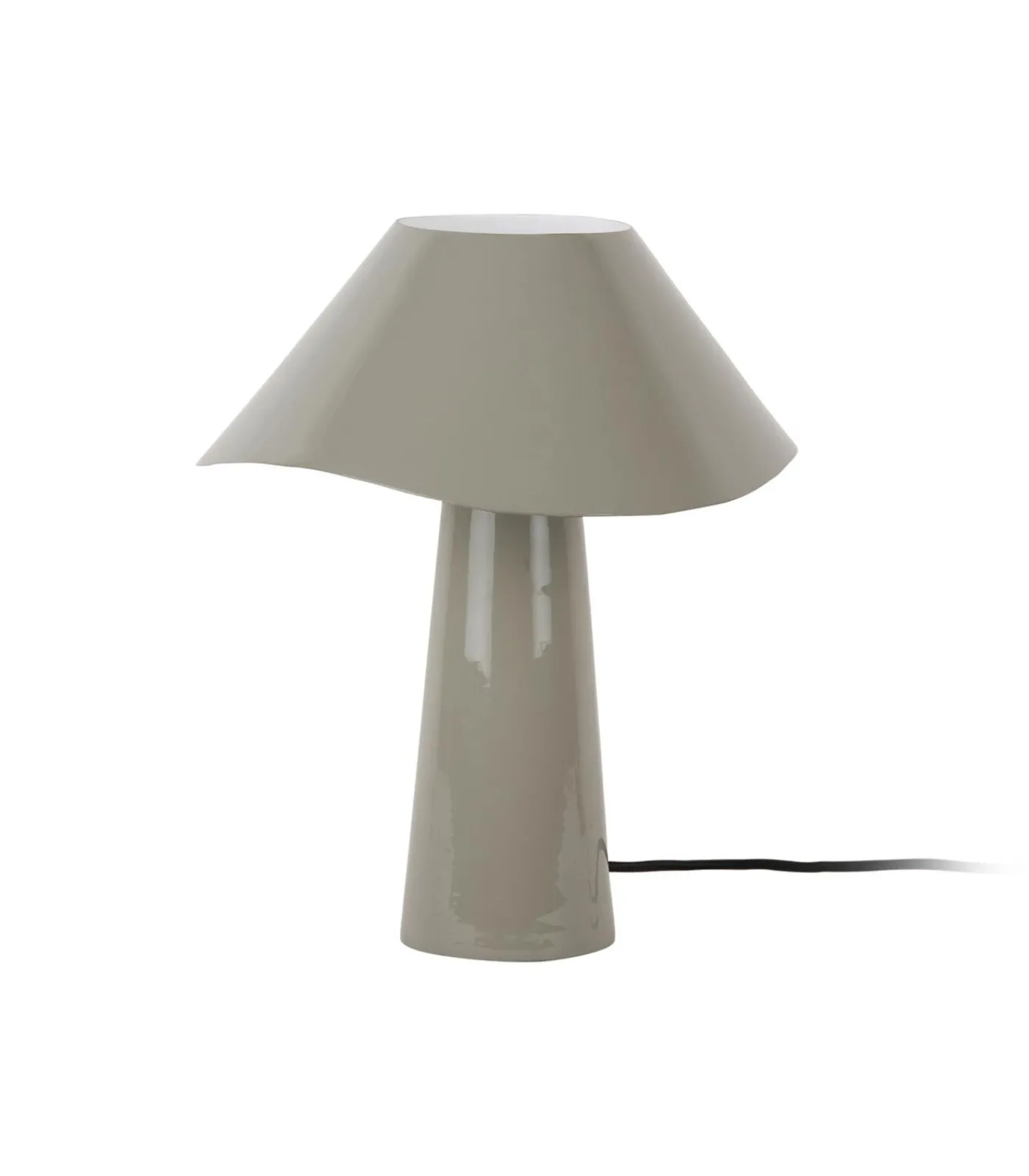 Sale Tafellamp Ameno - Donkergrijs - Ø28cm Tafellampen