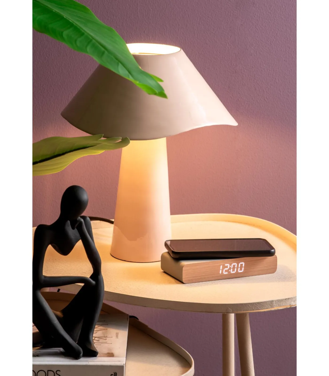 New Tafellamp Ameno - Zachtroze - Ø28cm Tafellampen