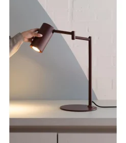 Clearance Tafellamp Bilbao - Rood - 35x20x47.5cm Tafellampen