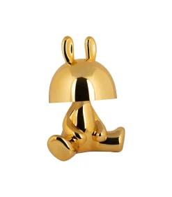 Clearance Tafellamp Bunny Led - Verguld goud - 22x17x27cm Tafellampen