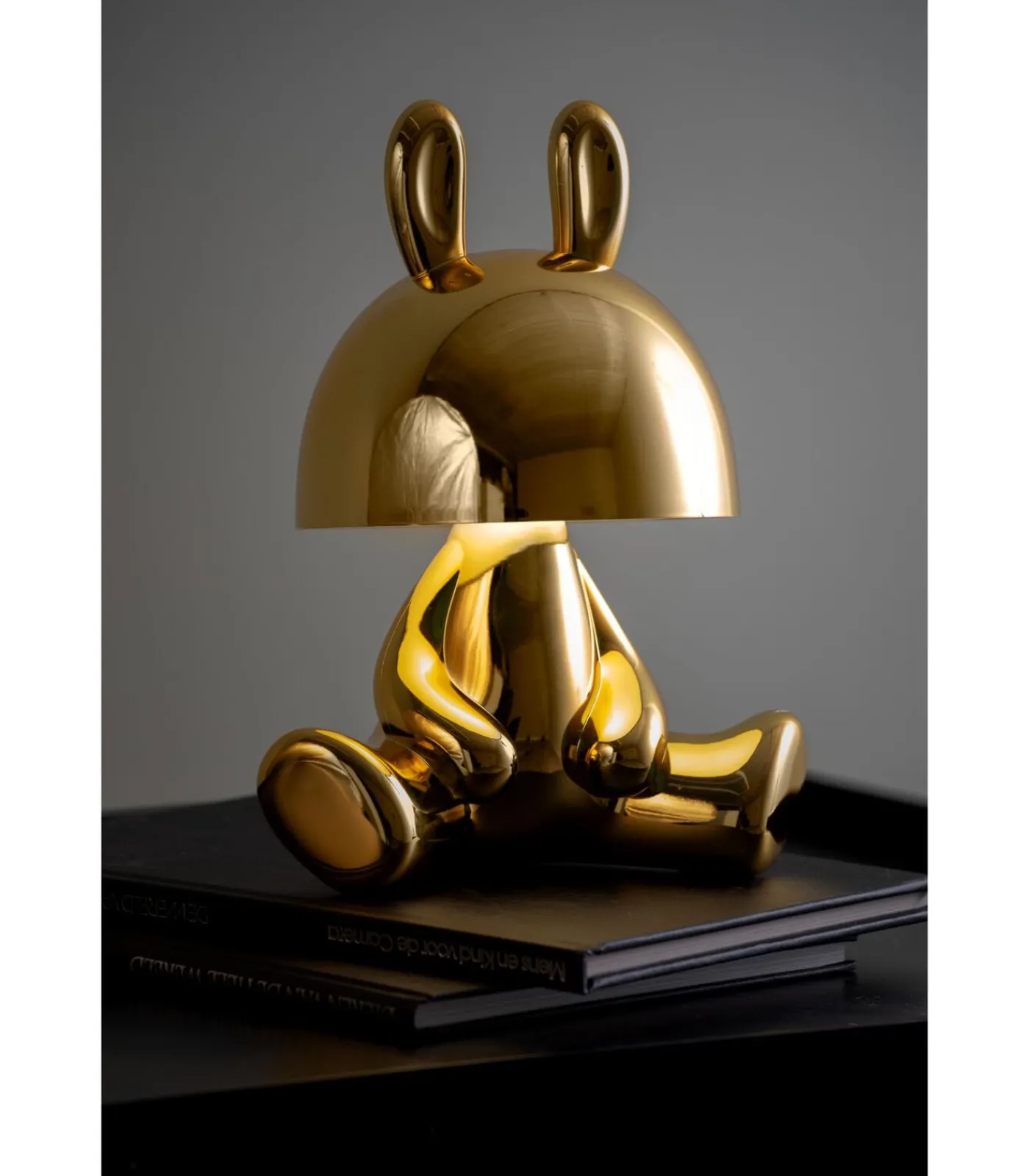 Clearance Tafellamp Bunny Led - Verguld goud - 22x17x27cm Tafellampen