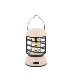 Tafellamp Camping Lantern Led - Gebroken Wit - 8.5x8.5x15cm Tafellampen