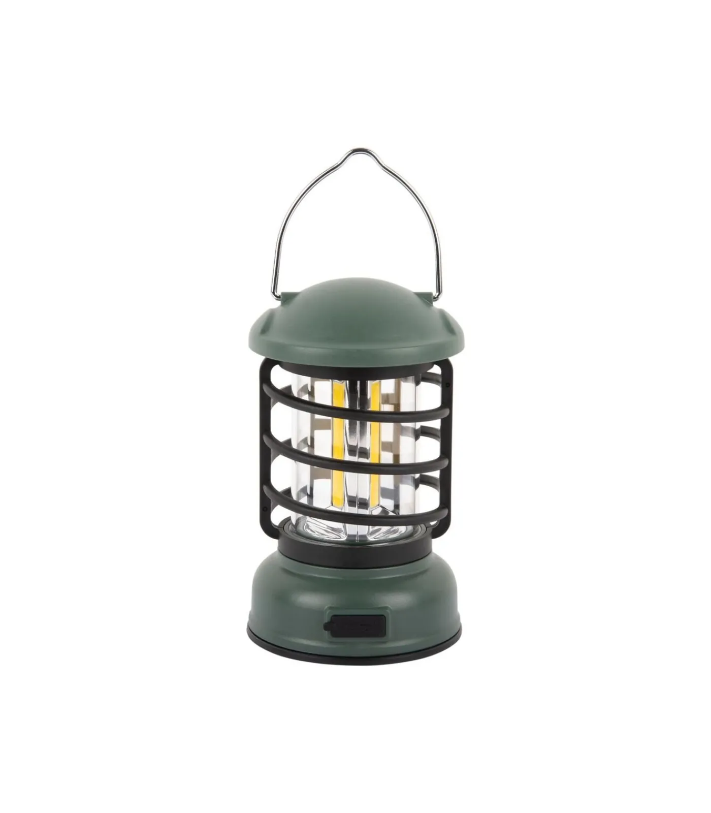 Clearance Tafellamp Camping Lantern Led - Jungle groen - 8.5x8.5x15cm Tafellampen