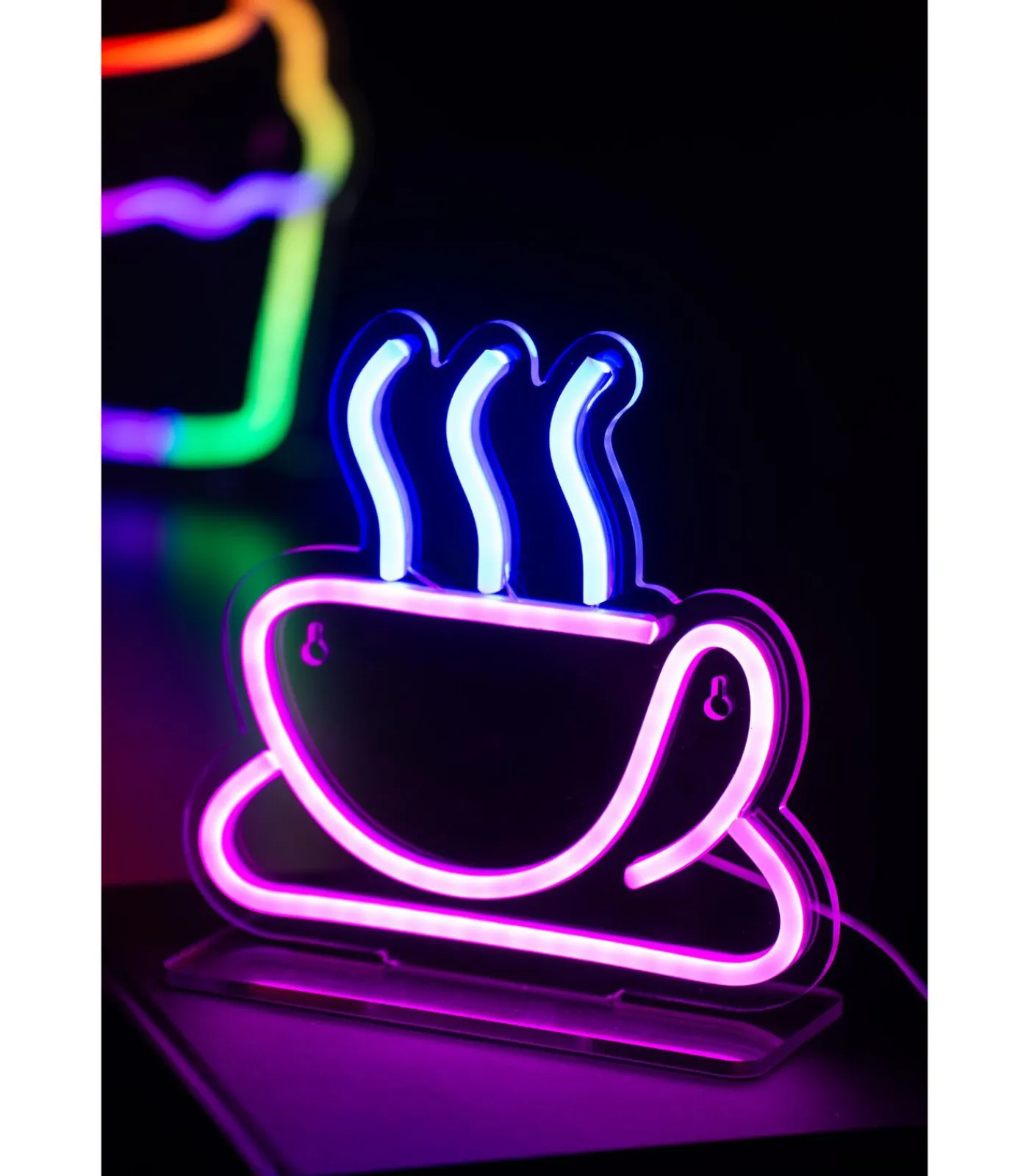 Hot Tafellamp Coffee - Lichtroze - 22x22x21cm Tafellampen