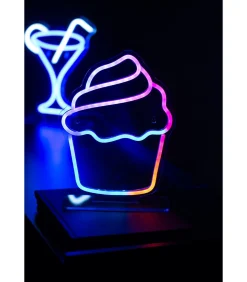 Tafellamp Colour Changing Cupcake - Multicolor - 21.7x21.7x29.3cm Tafellampen