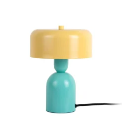 Tafellamp Double Funky - Turquoise - Ø19cm Tafellampen