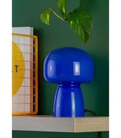 Outlet Tafellamp Fervor - Blauw - 15x15x20cm Tafellampen