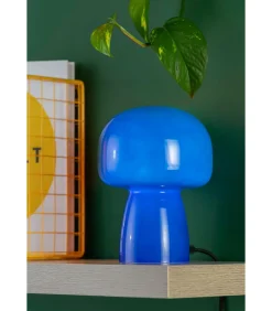 Outlet Tafellamp Fervor - Blauw - 15x15x20cm Tafellampen