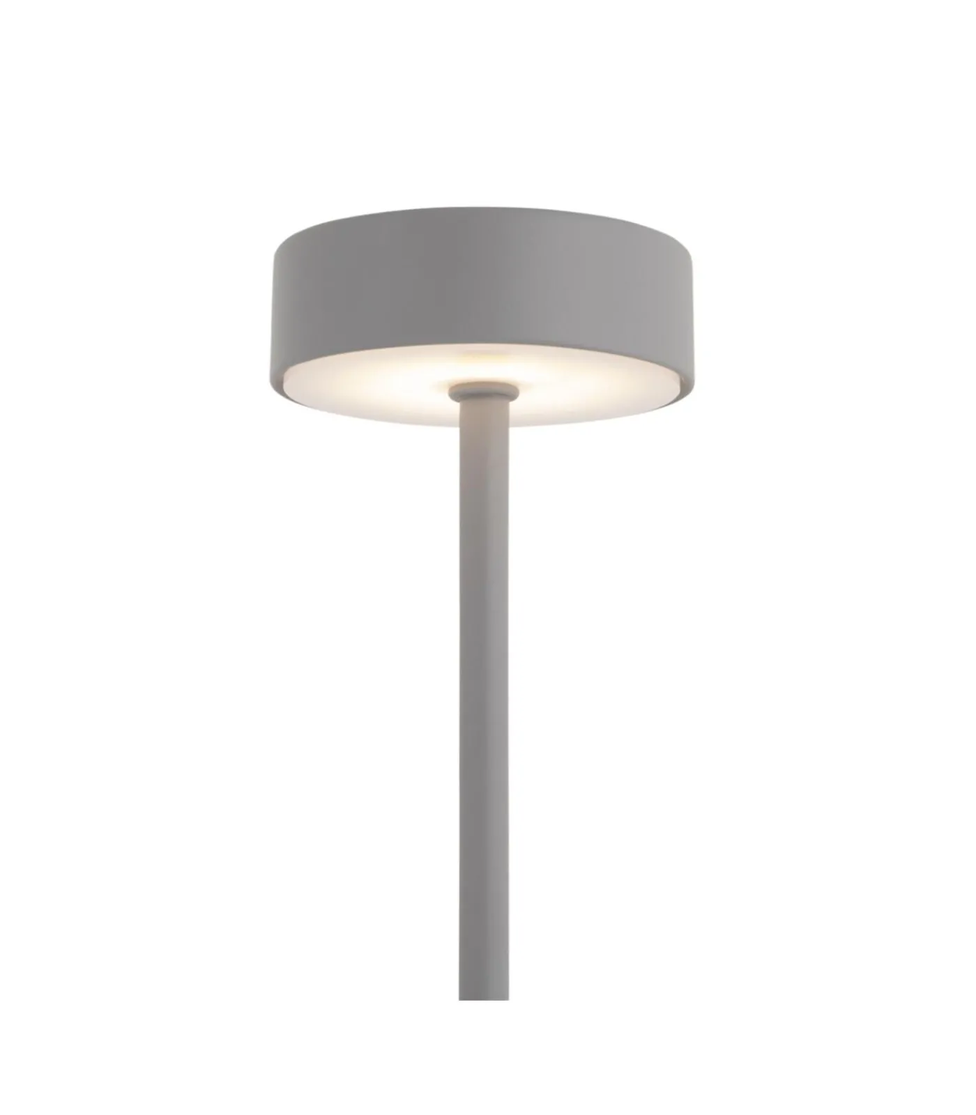 Sale Tafellamp Ganar Led - Grijs - 8x8x37.5cm Stoelen