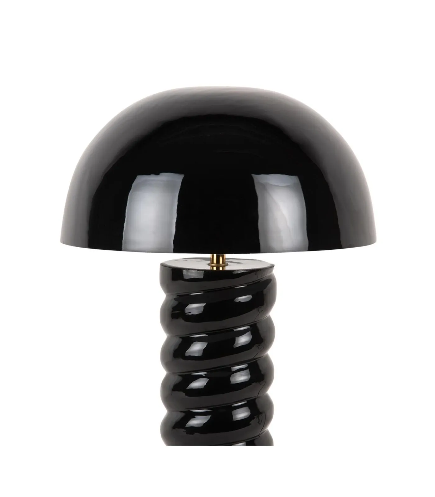 Outlet Tafellamp Gracio - Glanzend zwart - Ø30cm Tafellampen