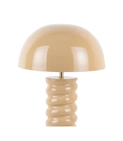 Outlet Tafellamp Gracio - Zachtbruin - Ø30cm Tafellampen