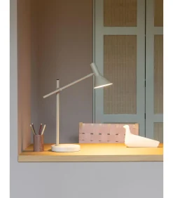 Best Tafellamp Izmir - Bruin - 44x18x59cm Tafellampen