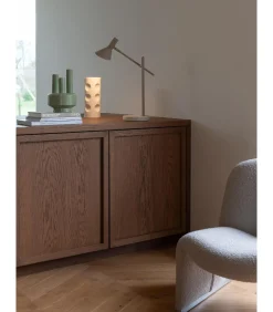 Best Tafellamp Izmir - Bruin - 44x18x59cm Tafellampen