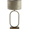Best Tafellamp Jamiri/Chelsea - Ant, Brons/Zilver - Ø30x67cm Tafellampen