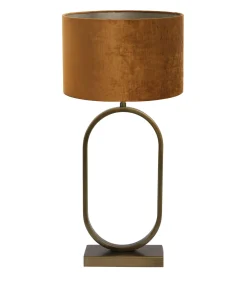 Outlet Tafellamp Jamiri/Gemstone - Ant, Brons/Goud - Ø30x67cm Tafellampen