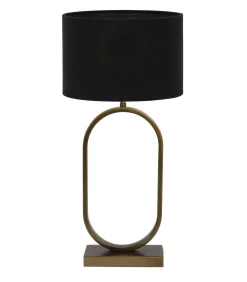 Tafellamp Jamiri/Livigno - Ant, Brons/Zwart - Ø30x67cm Tafellampen