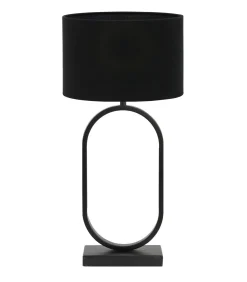 Outlet Tafellamp Jamiri/Livigno - Zwart/Zwart - Ø30x67cm Tafellampen