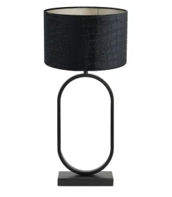 Clearance Tafellamp Jamiri/Praya Zwart/Zwart - Ø30x67cm Tafellampen