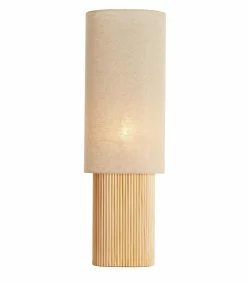 Best Tafellamp Laslo - Bruin - 30x20x94cm Tafellampen