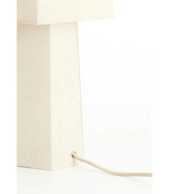 Clearance Tafellamp Musabo - Naturel - Ø25cm Tafellampen