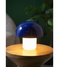Hot Tafellamp Nuevo Mini Mushroom - Blauw - 20x20x20cm Tafellampen