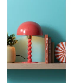 Outlet Tafellamp Prisa - Scarlet rood - Ø25cm Tafellampen