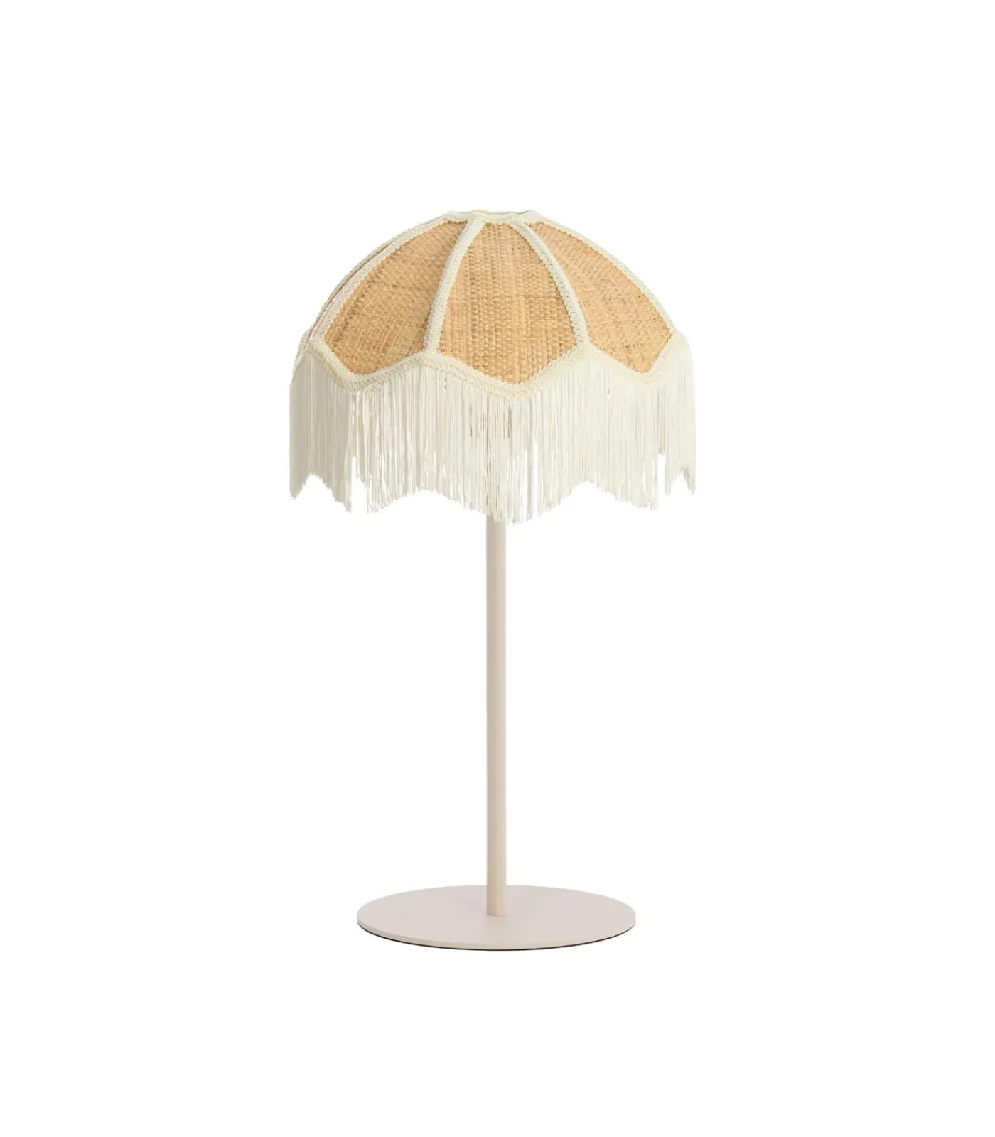 Sale Tafellamp Renato/Sulina - Zand/Naturel - Ø35x52cm Tafellampen