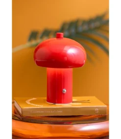 Sale Tafellamp Retro Seta Led - Oranje - 12.5x12.5x15cm Tafellampen