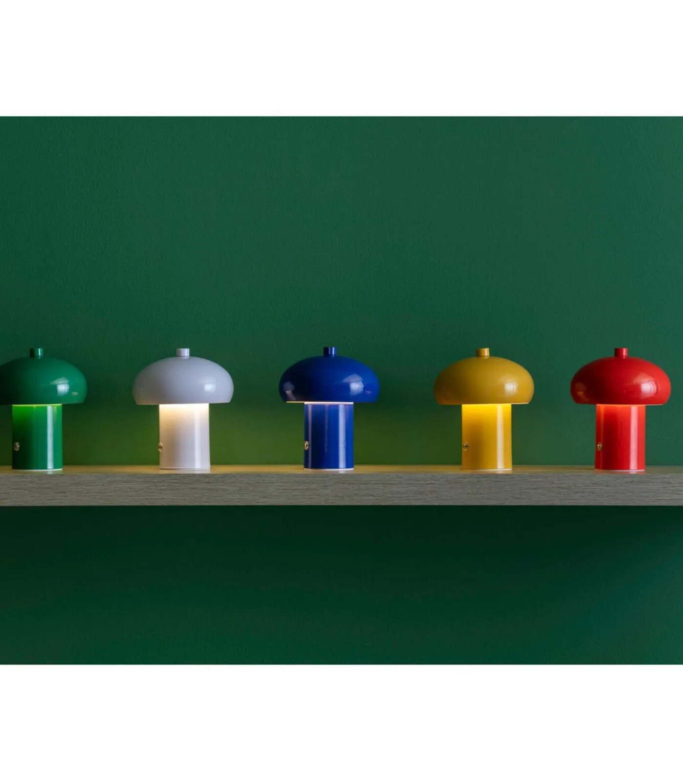 Clearance Tafellamp Retro Seta Led - Geel - 12.5x12.5x15cm Tafellampen