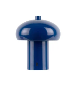 Clearance Tafellamp Retro Seta Led - Blauw - 12.5x12.5x15cm Tafellampen