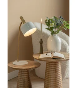 Outlet Tafellamp Smart - Wit - 23x19.5x56cm Tafellampen