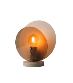 Best Tafellamp Toledo - Bruin - 22x30x32.5cm Tafellampen