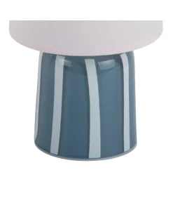 Outlet Tafellamp Verano - Denimblauw - 13.5x13.5x20cm Tafellampen