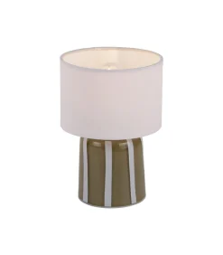 Discount Tafellamp Verano - Theegroen - 13.5x13.5x20cm Tafellampen