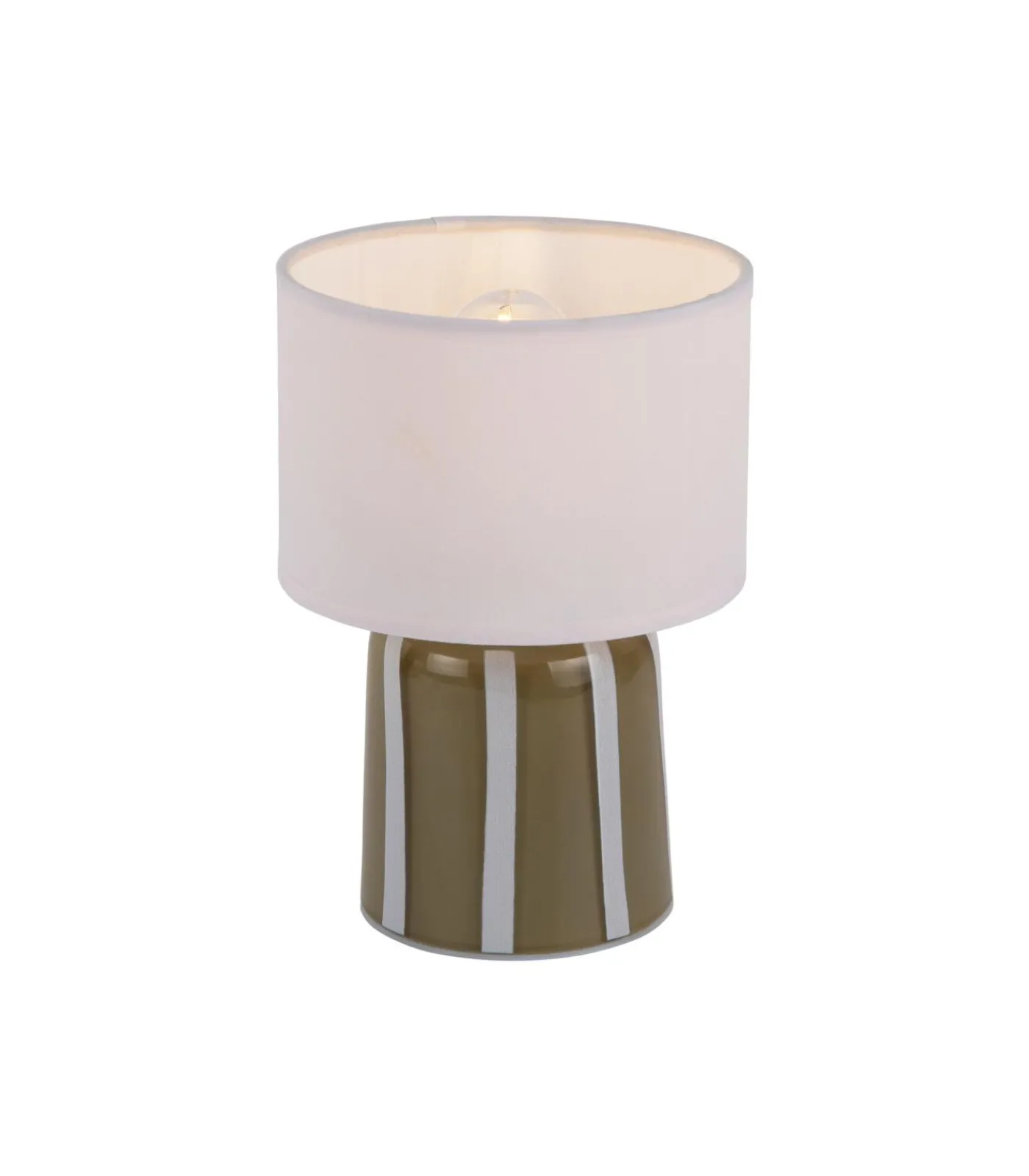 Discount Tafellamp Verano - Theegroen - 13.5x13.5x20cm Tafellampen