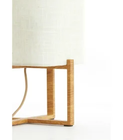 Online Tafellamp Wyn - Crème - 21.5x21.5x50.5cm Tafellampen