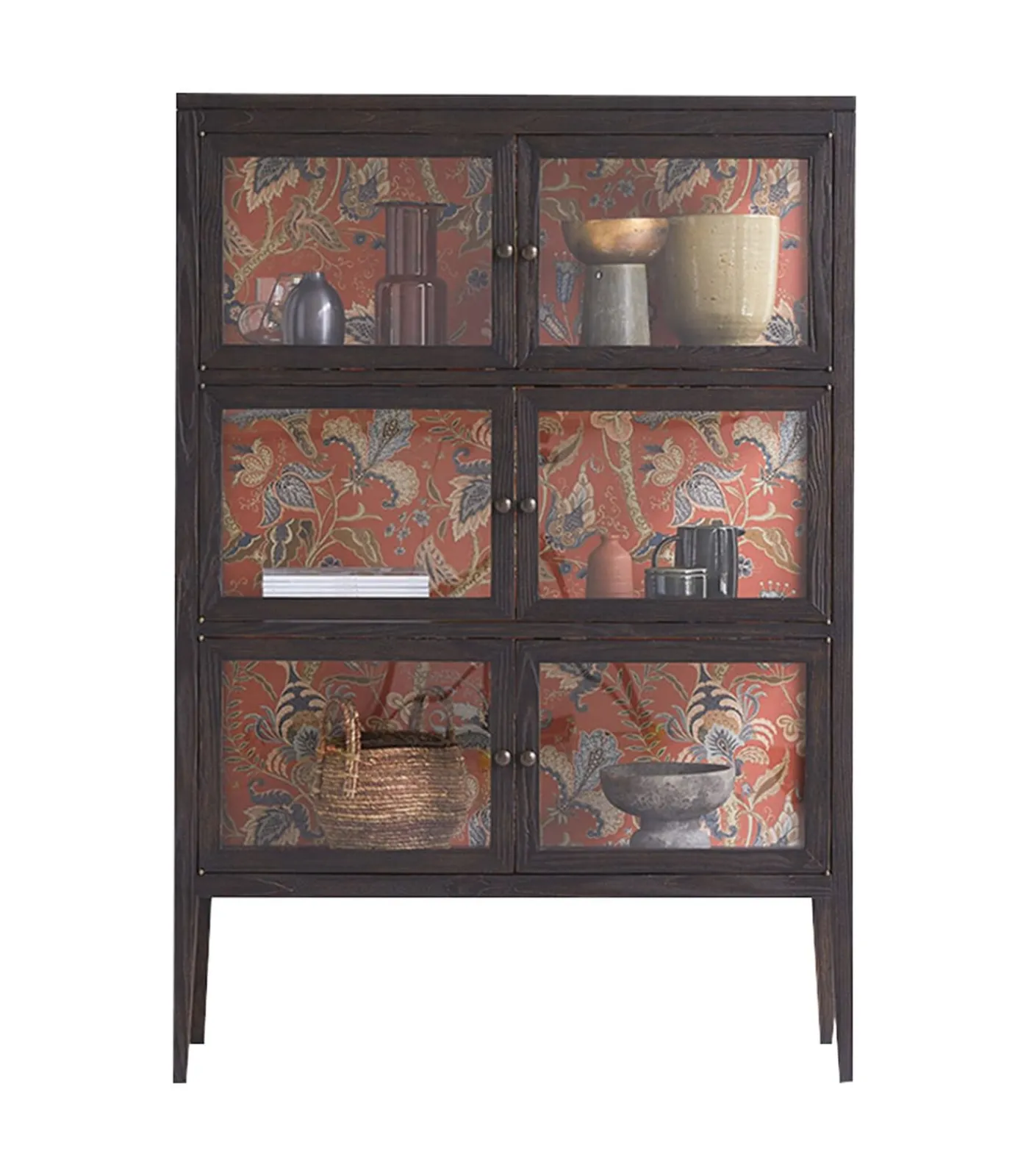 Best Tana - Vitrinekast van iepenhout Meubels