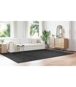 New Tapijt Donkergrijs 240 x 340 cm Polypropyleen Tapijten