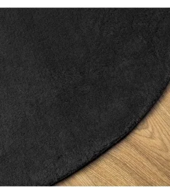 Hot Tapijt HUARTE Zwart 140 x 200 cm Polyester Tapijten