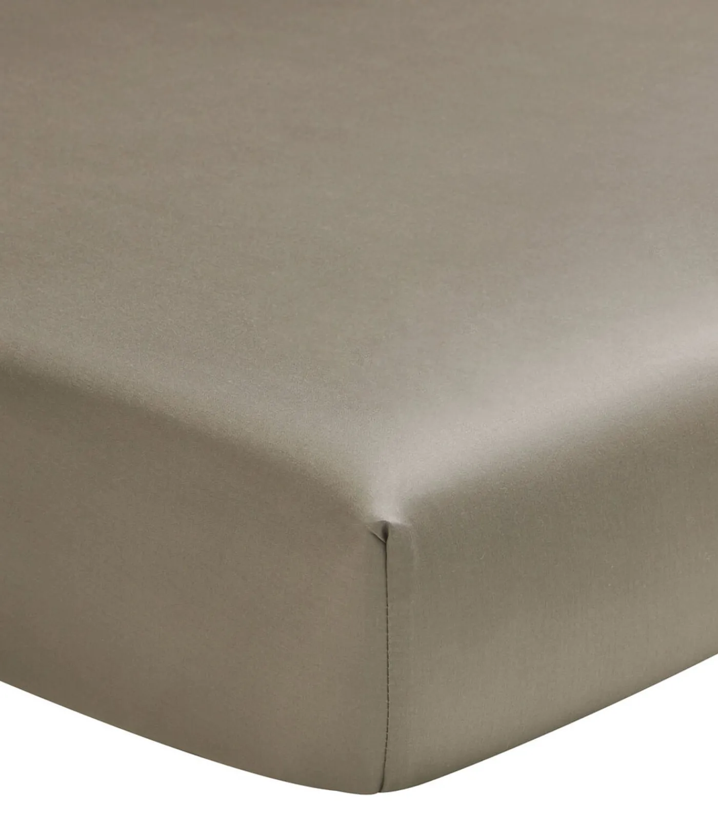 Outlet Teophile - Effen hoeslaken in katoen satijn Hoeslakens