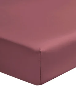 Hot Teophile - Effen hoeslaken in biologisch katoen satijn Hoeslakens