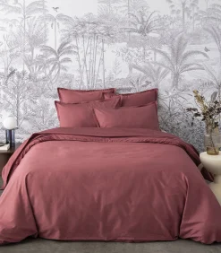 Hot Teophile - Effen hoeslaken in biologisch katoen satijn Hoeslakens